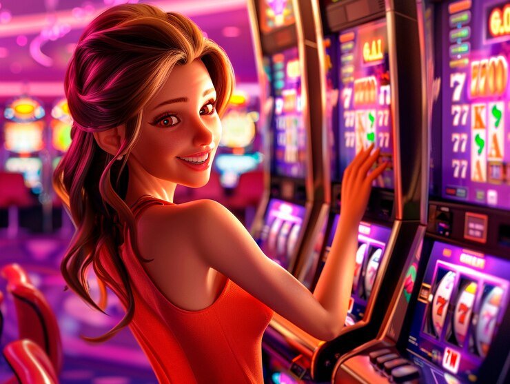Tampilan meja American Roulette dengan dealer hidup di platform bimaslot